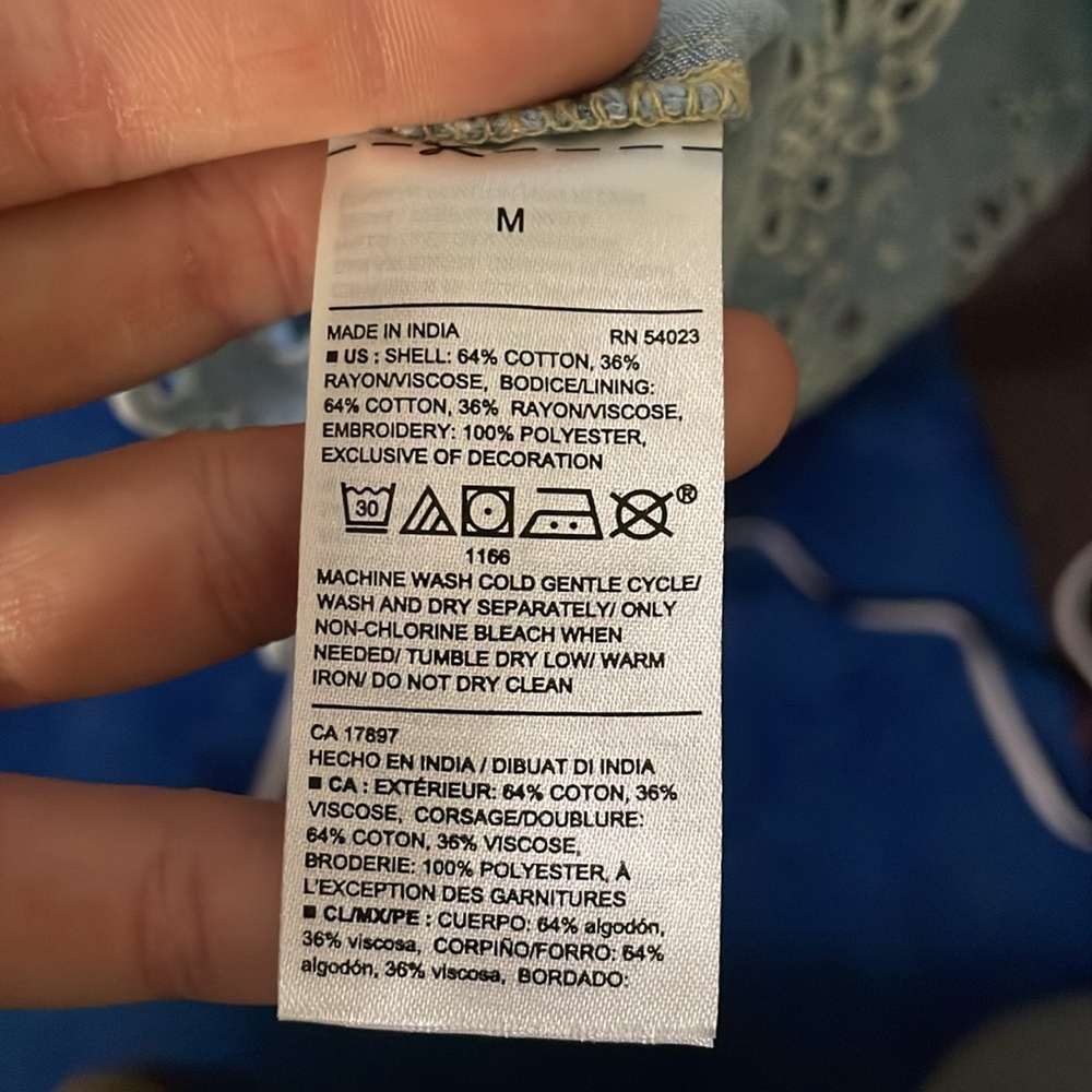 Old Navy blue sundress - Picture 4 of 4